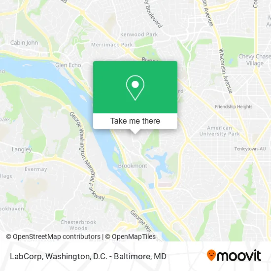 Mapa de LabCorp