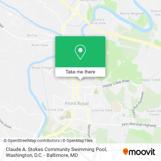 Claude A. Stokes Community Swimming Pool map
