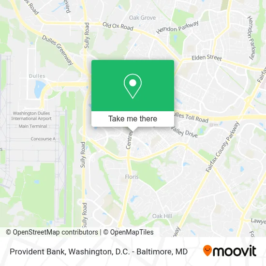Provident Bank map