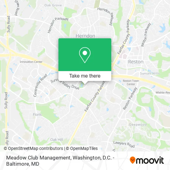 Meadow Club Management map