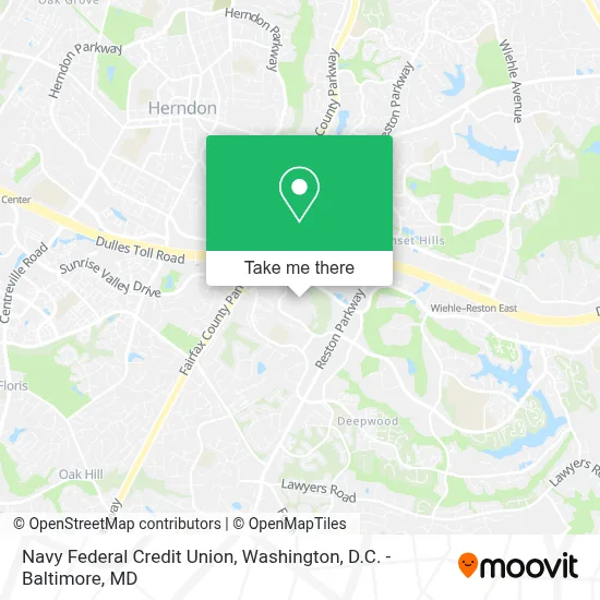 Navy Federal Credit Union map