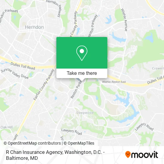 R Chan Insurance Agency map