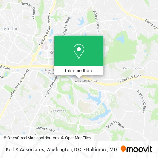 Ked & Associates map