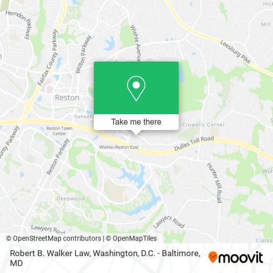 Robert B. Walker Law map