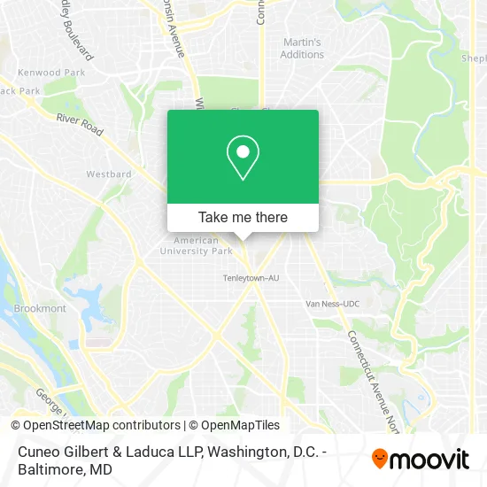 Cuneo Gilbert & Laduca LLP map