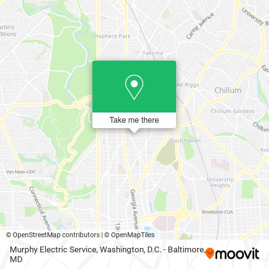 Murphy Electric Service map