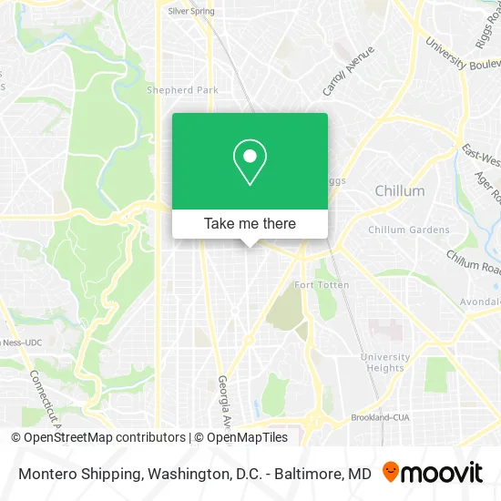 Mapa de Montero Shipping