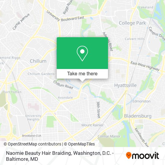 Naomie Beauty Hair Braiding map