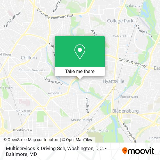 Multiservices & Driving Sch map