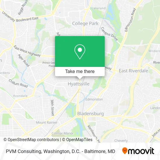 PVM Consulting map