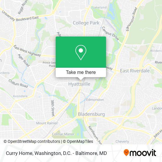 Curry Home map