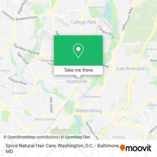 Spice Natural Hair Care map