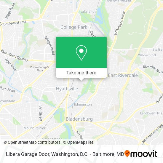 Mapa de Libera Garage Door