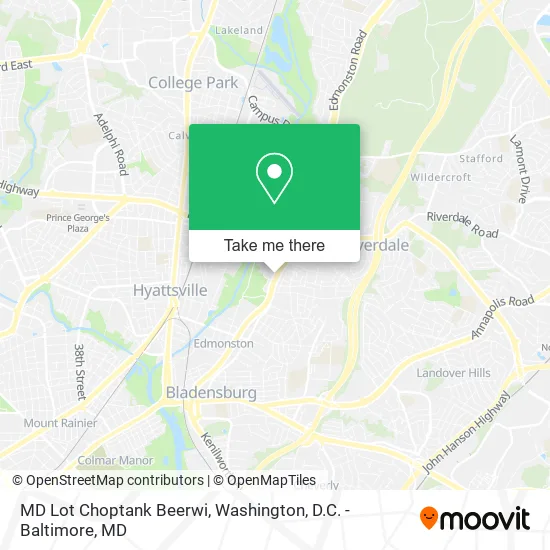 MD Lot Choptank Beerwi map