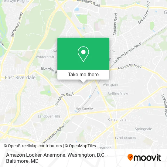 Mapa de Amazon Locker-Anemone