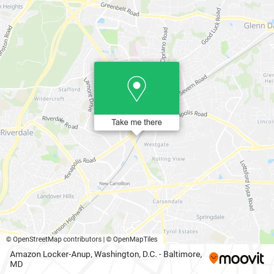 Amazon Locker-Anup map