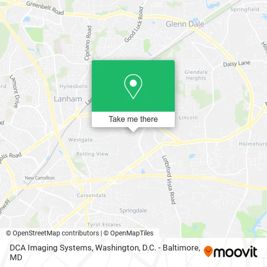 DCA Imaging Systems map