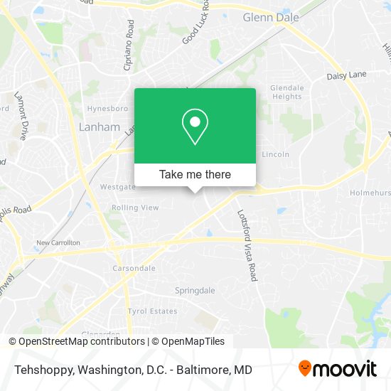 Tehshoppy map