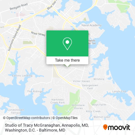 Mapa de Studio of Tracy McGranaghan, Annapolis, MD
