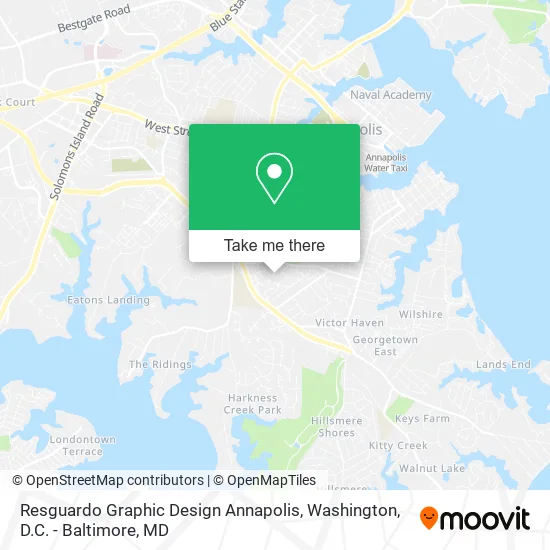Resguardo Graphic Design Annapolis map