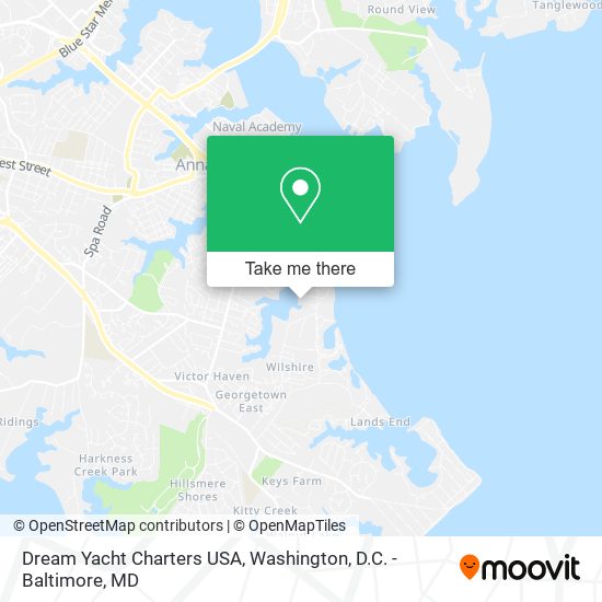 Dream Yacht Charters USA map