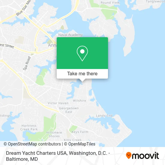 Dream Yacht Charters USA map