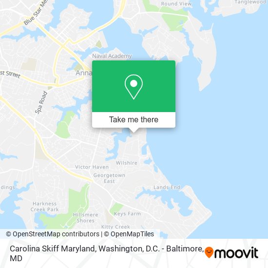 Carolina Skiff Maryland map