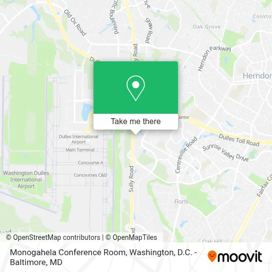 Monogahela Conference Room map