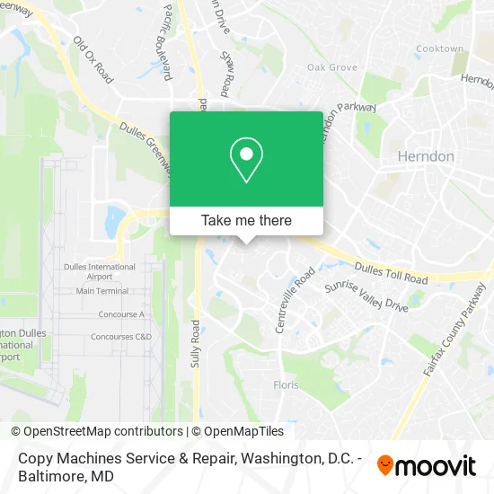 Mapa de Copy Machines Service & Repair