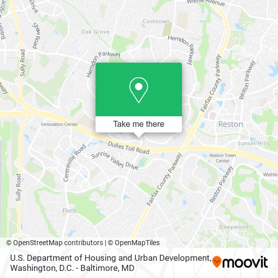 U.S. Department of Housing and Urban Development map