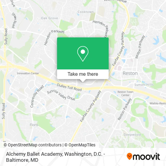 Alchemy Ballet Academy map