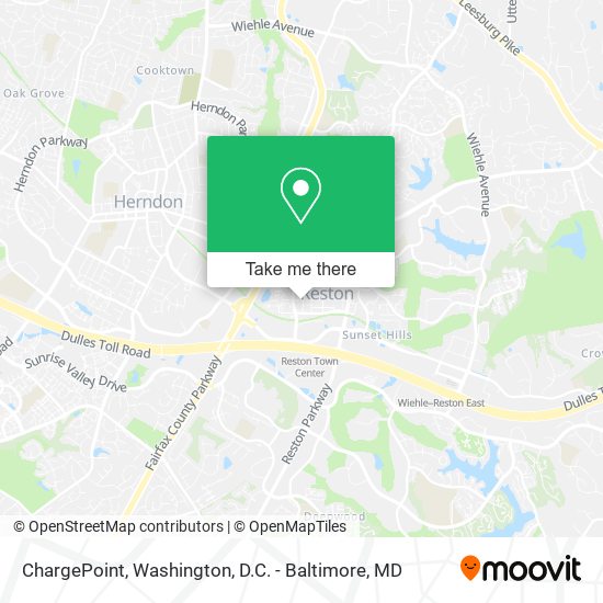 Mapa de ChargePoint