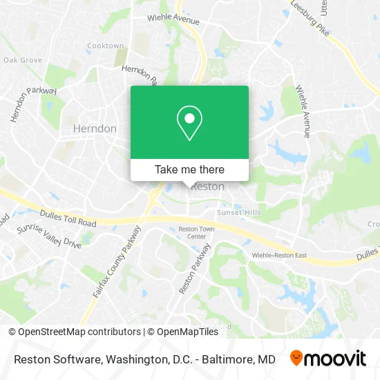 Reston Software map