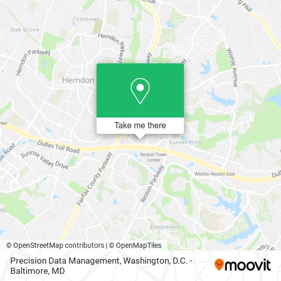 Precision Data Management map