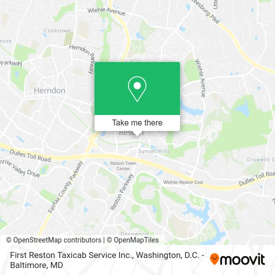 First Reston Taxicab Service Inc. map
