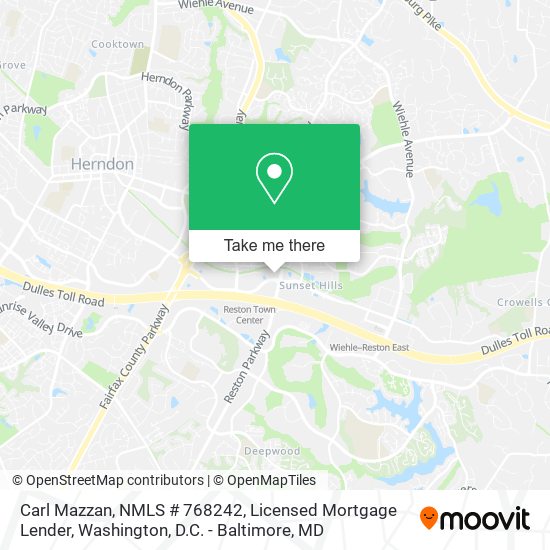 Carl Mazzan, NMLS # 768242, Licensed Mortgage Lender map
