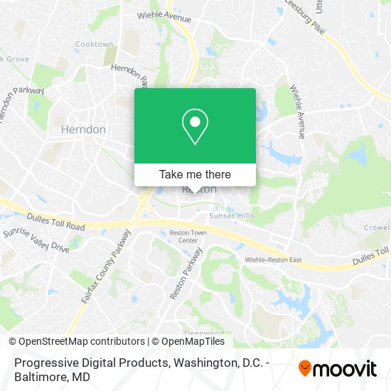 Progressive Digital Products map