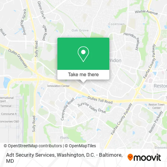Adt Security Services map