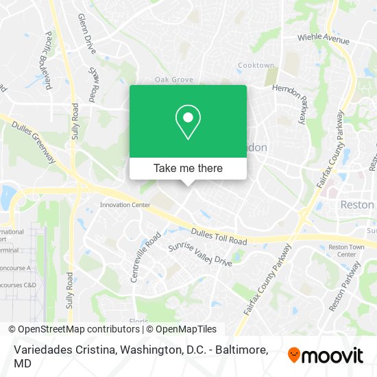 Variedades Cristina map