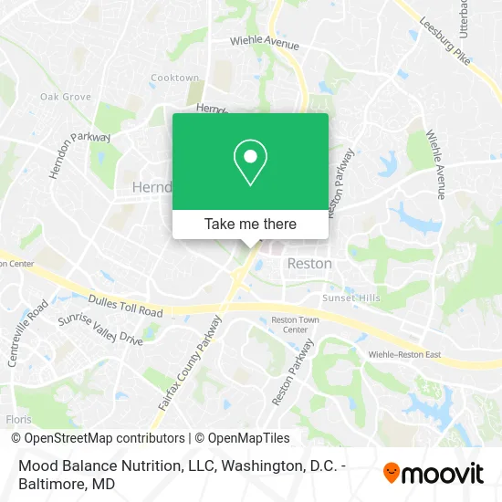 Mood Balance Nutrition, LLC map