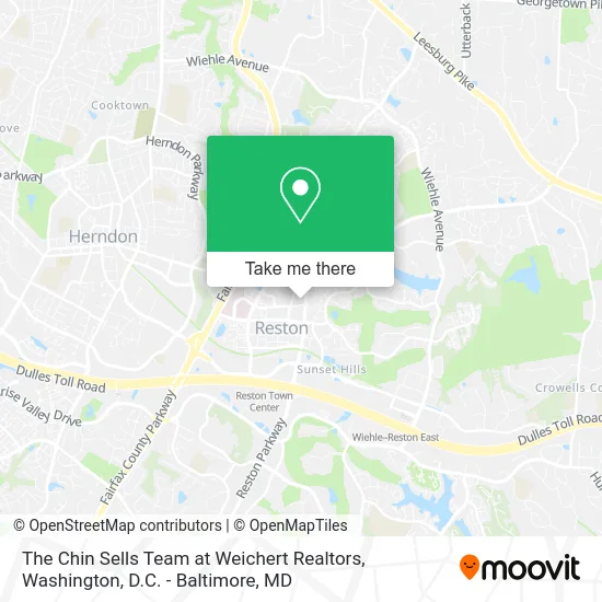 The Chin Sells Team at Weichert Realtors map