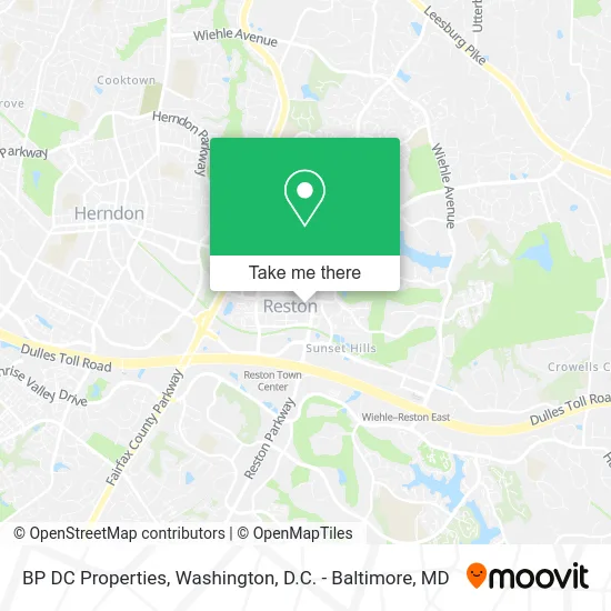 BP DC Properties map