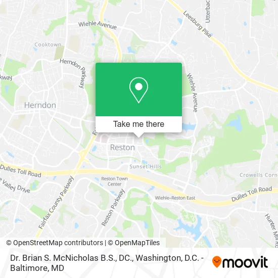Mapa de Dr. Brian S. McNicholas B.S., DC.