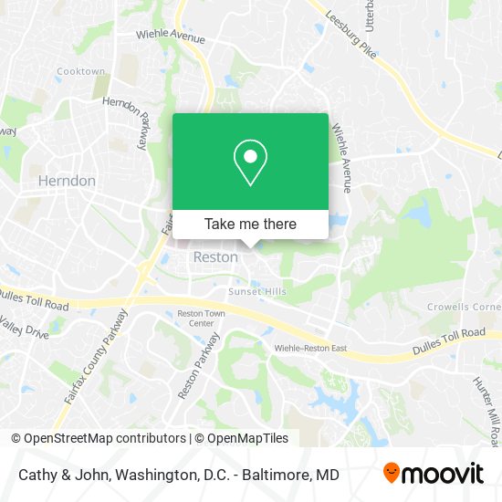 Mapa de Cathy & John