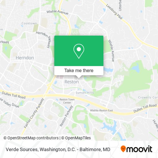 Verde Sources map