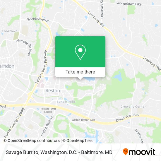Savage Burrito map