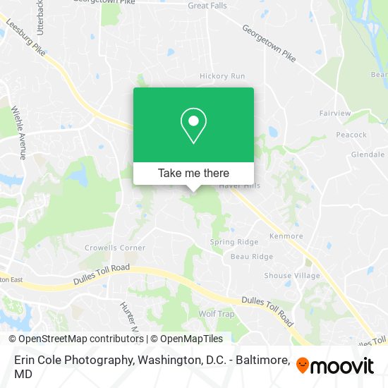 Erin Cole Photography map