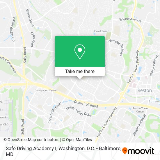 Safe Driving Academy I map