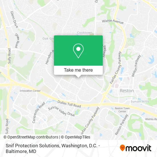 Snif Protection Solutions map