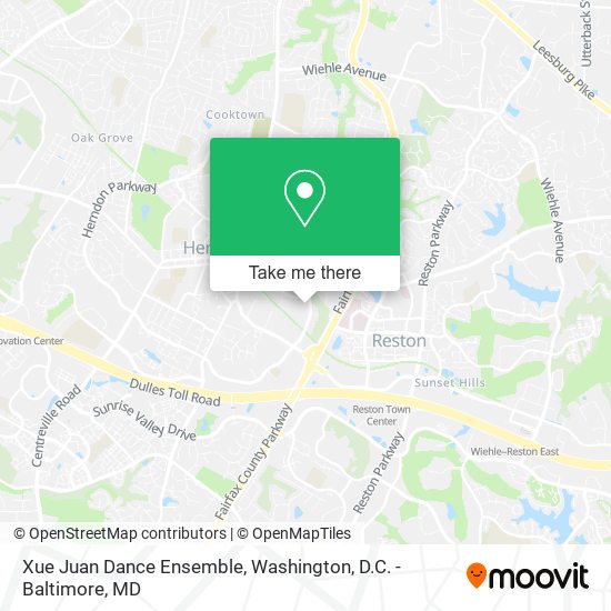 Mapa de Xue Juan Dance Ensemble
